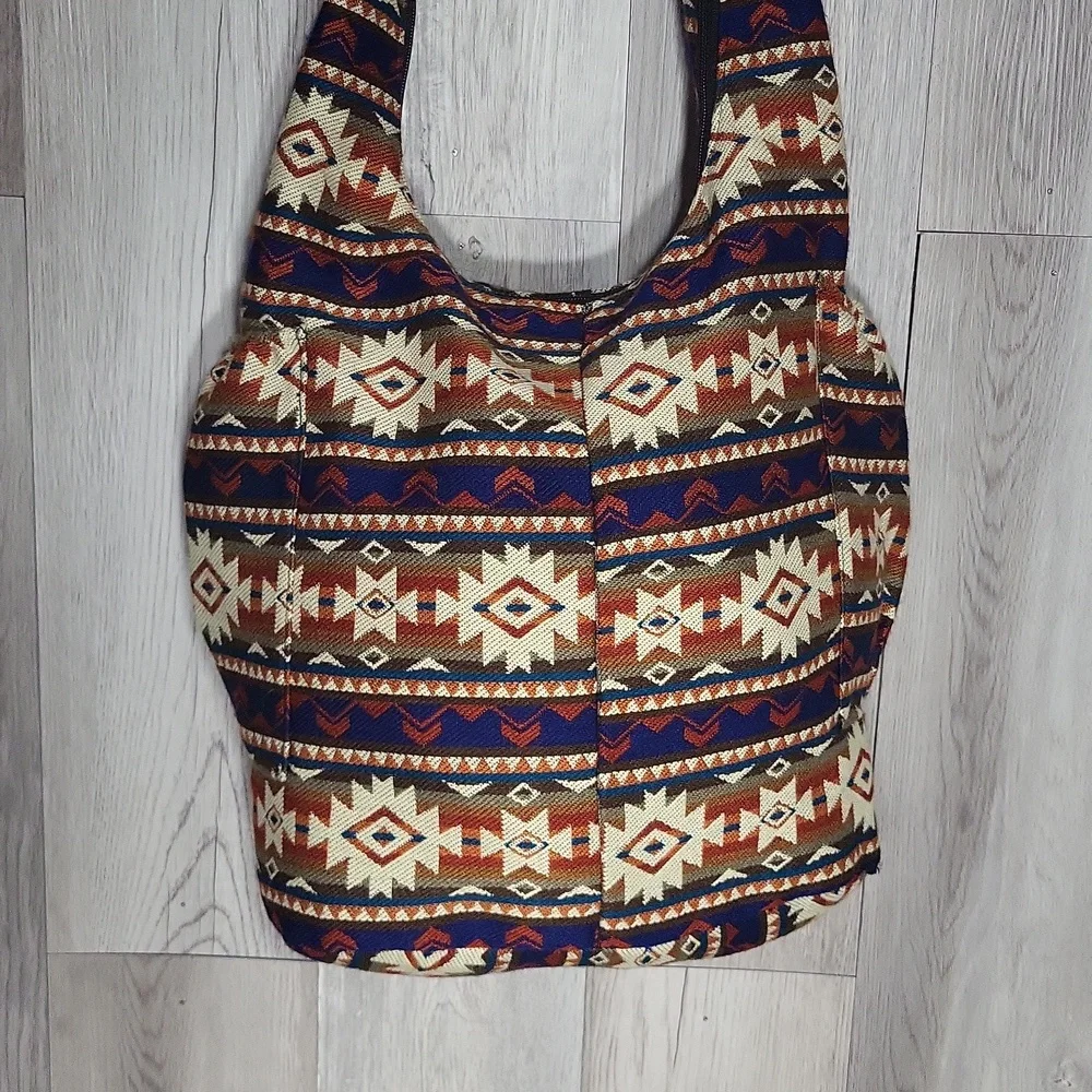 Handmade Lakota Slouchy Hobo Bag Boho Tribal‎ Tote Native American Inspired